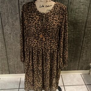 Leopard Print Dress